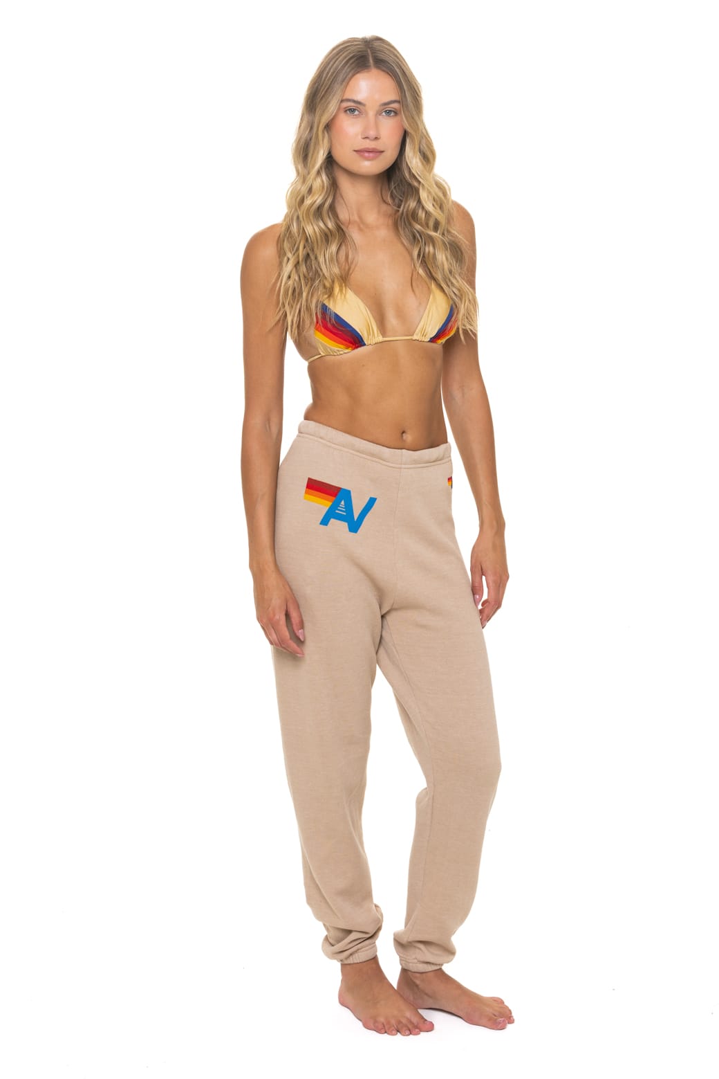 Classic LOGO SWEATPANTS - SAND