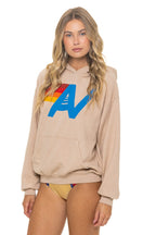 Classic LOGO PULLOVER RELAXED HOODIE - SAND