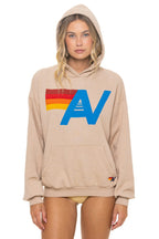 Classic LOGO PULLOVER RELAXED HOODIE - SAND
