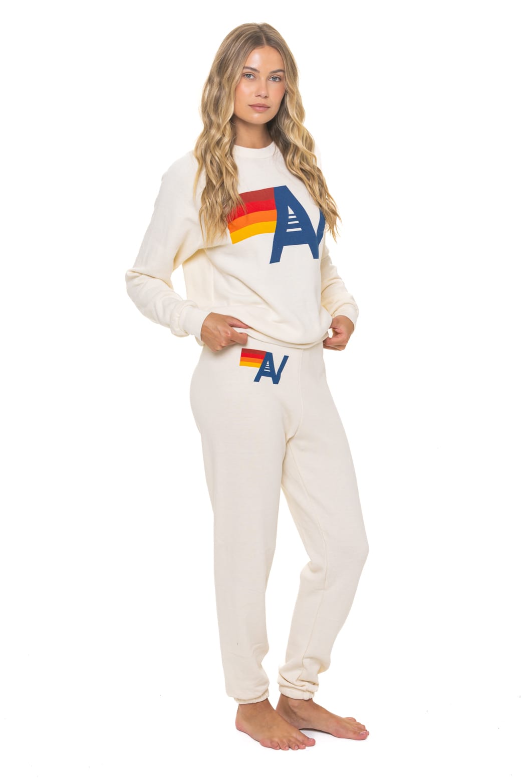 Classic LOGO SWEATSHIRT - VINTAGE WHITE