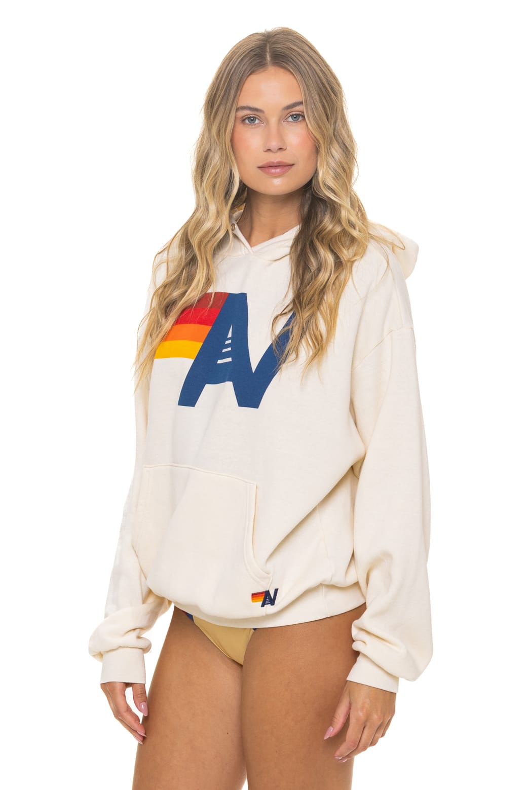Classic LOGO PULLOVER RELAXED HOODIE - VINTAGE WHITE
