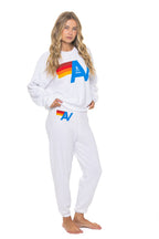 Classic LOGO RELAXED CREW SWEATSHIRT - WHITE