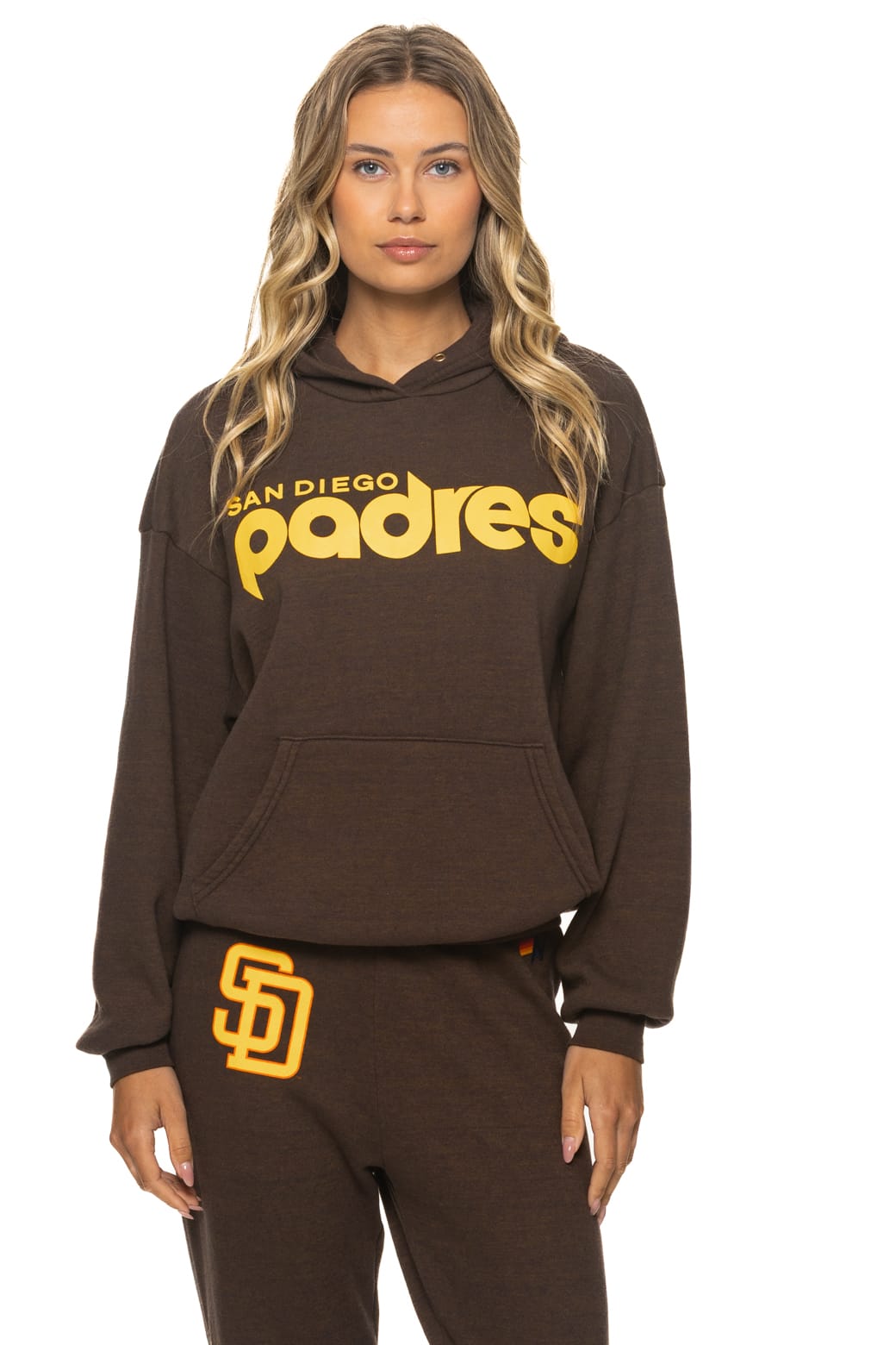 Classic SAN DIEGO PADRES 2026 RELAXED PULLOVER HOODIE - BROWN
