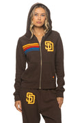 Classic SAN DIEGO PADRES 2026 ZIP HOODIE - BROWN