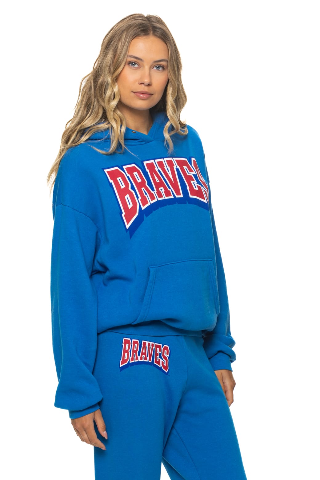 Classic ATLANTA BRAVES 2026 RELAXED PULLOVER HOODIE - ADVENTURE BLUE