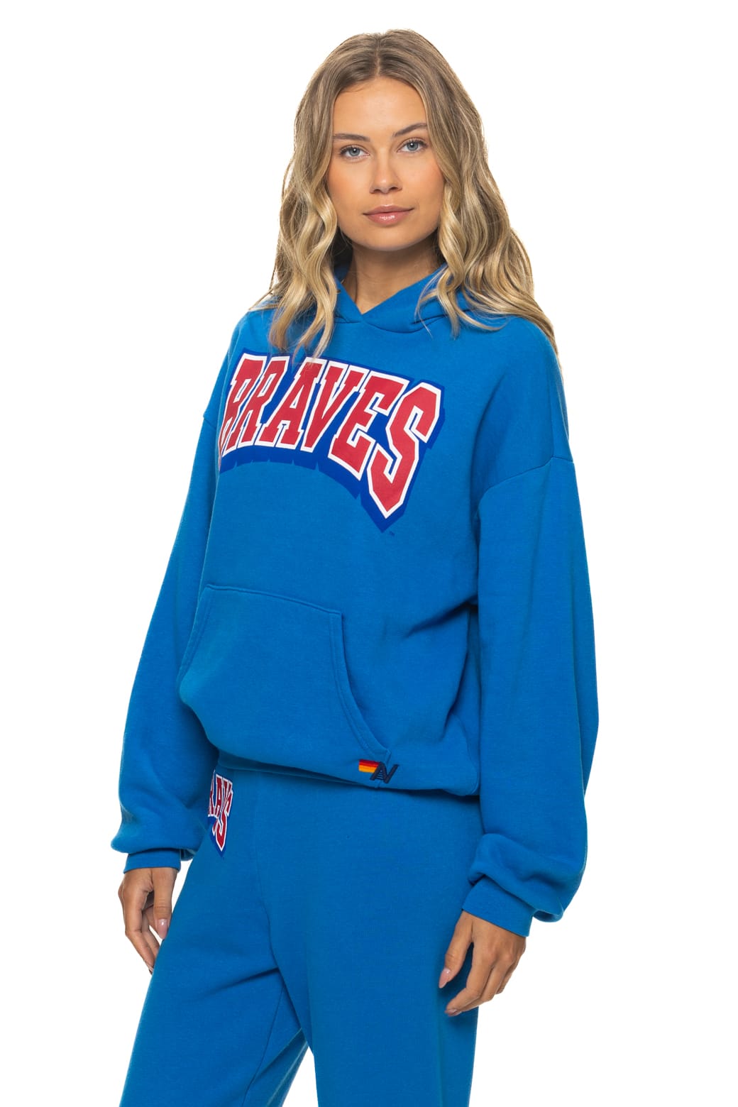 Classic ATLANTA BRAVES 2026 RELAXED PULLOVER HOODIE - ADVENTURE BLUE
