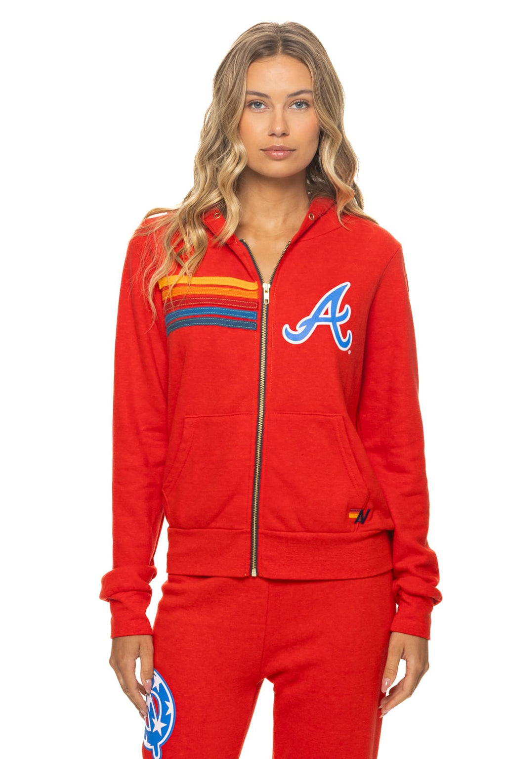 Classic ATLANTA BRAVES 2026 ZIP HOODIE - RED