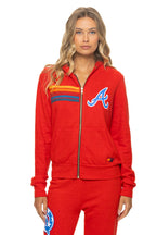 Classic ATLANTA BRAVES 2026 ZIP HOODIE - RED