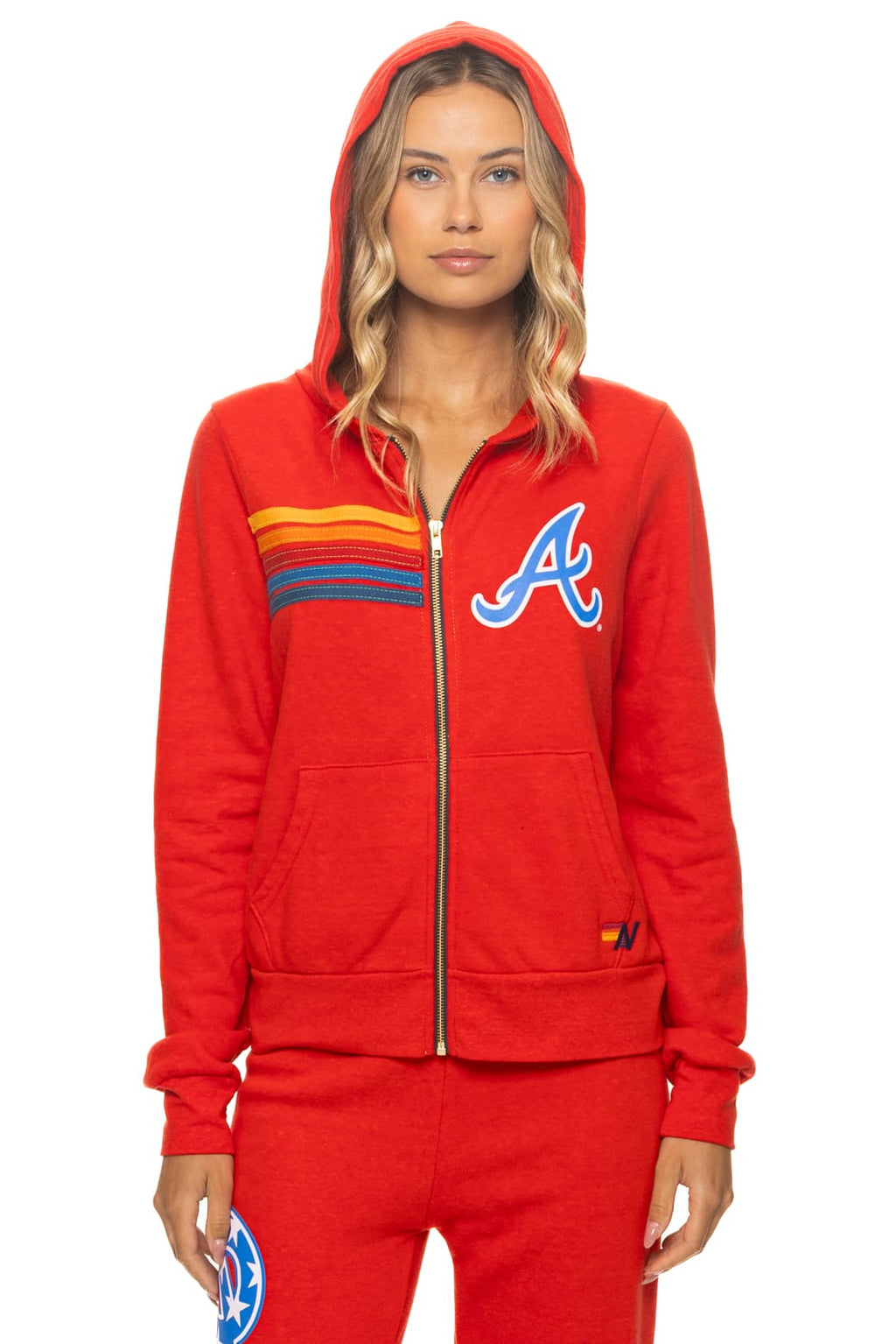 Classic ATLANTA BRAVES 2026 ZIP HOODIE - RED
