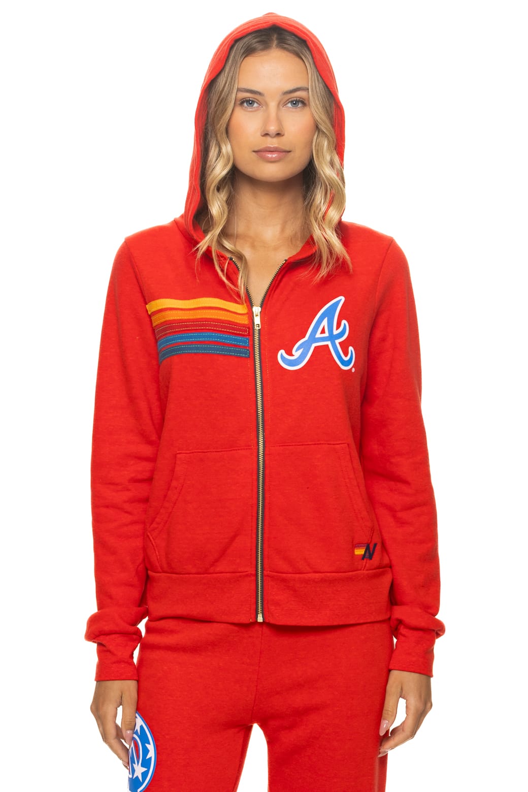 Classic ATLANTA BRAVES 2026 ZIP HOODIE - RED