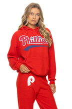 Classic PHILADELPHIA PHILLIES 2026 RELAXED PULLOVER HOODIE - RED