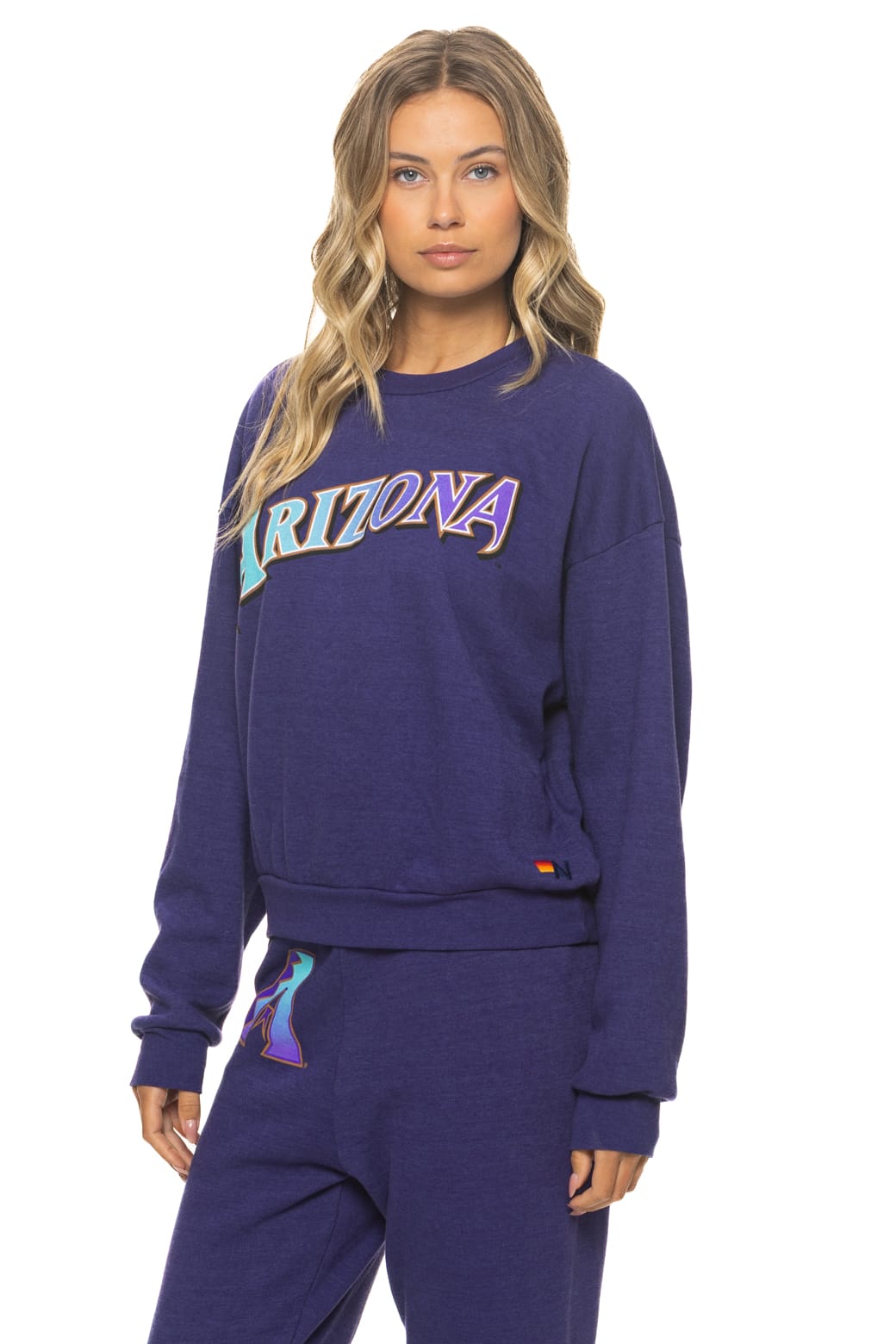 Classic ARIZONA DIAMONDBACKS 2026 RELAXED CREW SWEATSHIRT - DEEP PURPLE