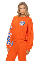 Classic DETROIT TIGERS 2026 RELAXED CREW SWEATSHIRT - ORANGE