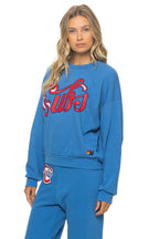 Classic CHICAGO CUBS 2026 RELAXED CREW SWEATSHIRT - COBALT