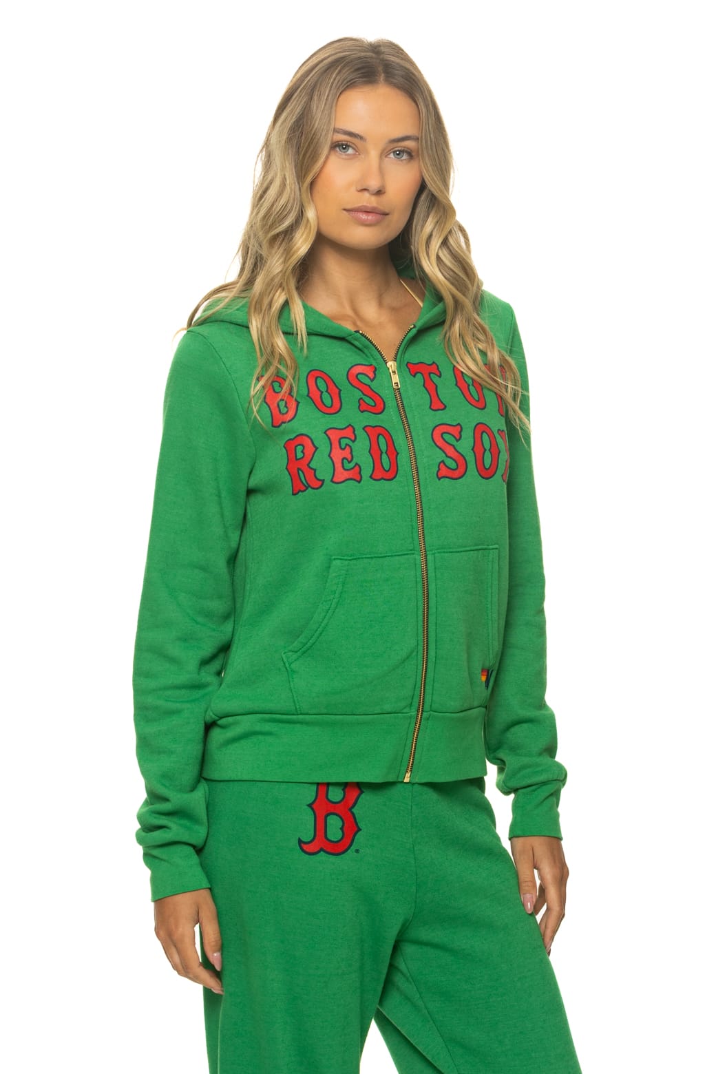 Classic BOSTON RED SOX 2026 ZIP HOODIE - KELLY GREEN