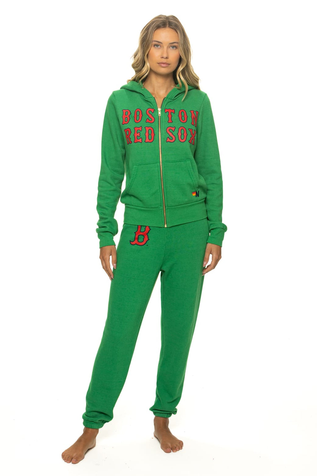 Classic BOSTON RED SOX 2026 ZIP HOODIE - KELLY GREEN
