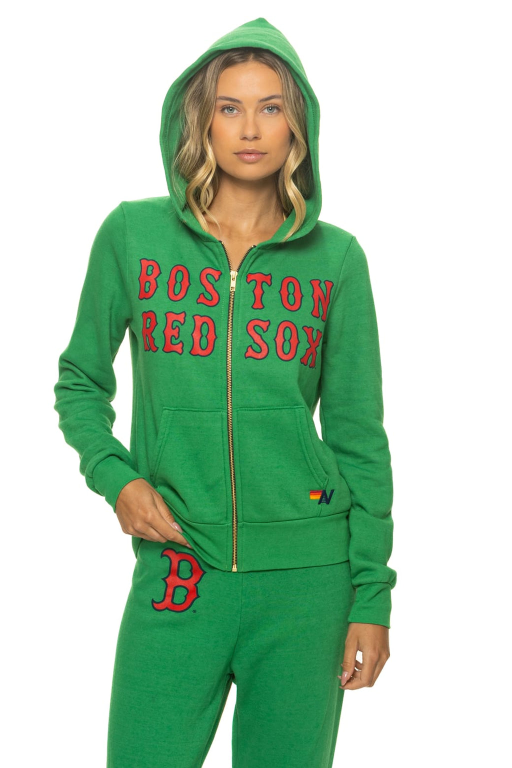 Classic BOSTON RED SOX 2026 ZIP HOODIE - KELLY GREEN