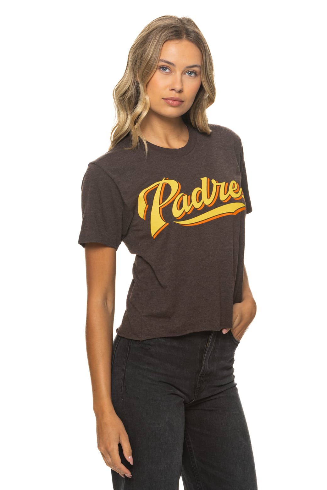 Classic SAN DIEGO PADRES 2026 BOYFRIEND TEE - BROWN