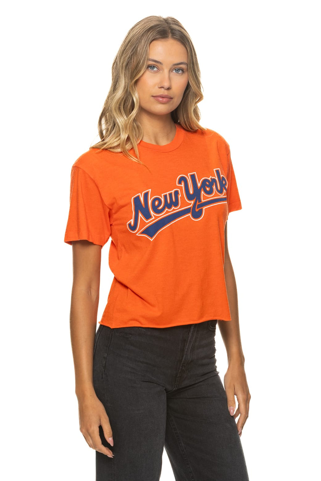 Classic NY METS 2026 BOYFRIEND TEE - ORANGE