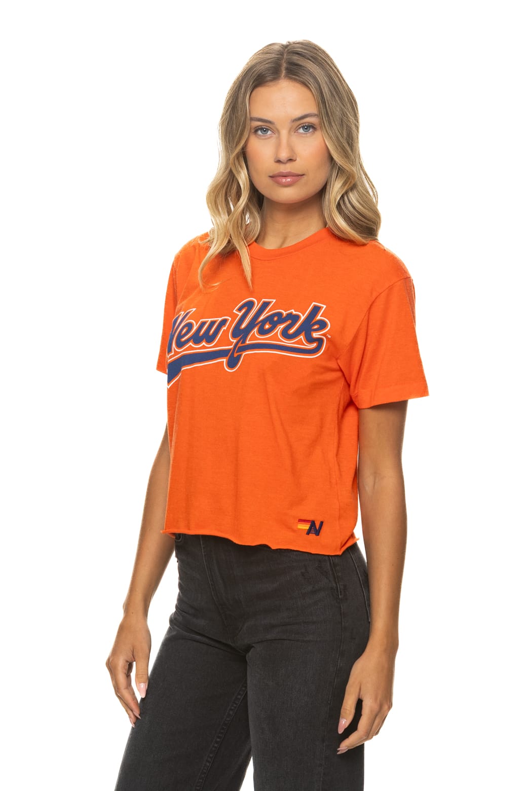 Classic NY METS 2026 BOYFRIEND TEE - ORANGE