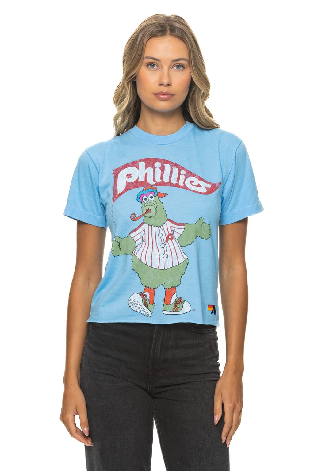 Classic PHILLIES FANATIC BOYFRIEND TEE - SKY
