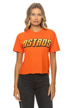 Classic HOUSTON ASTROS 2026 BOYFRIEND TEE - ORANGE