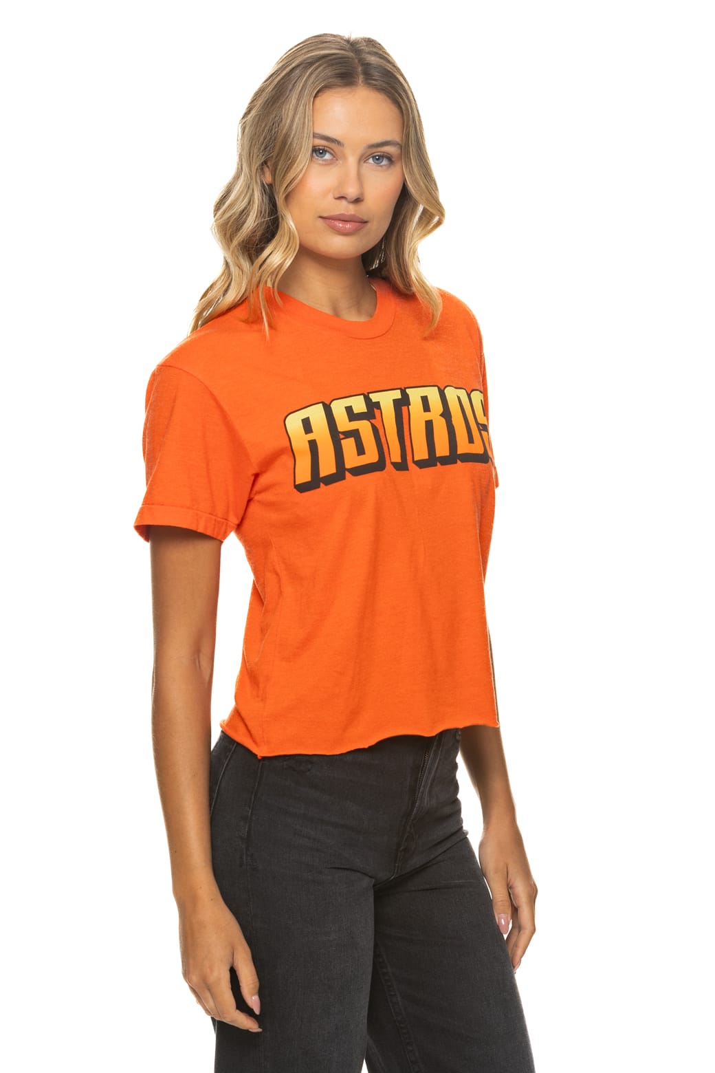 Classic HOUSTON ASTROS 2026 BOYFRIEND TEE - ORANGE