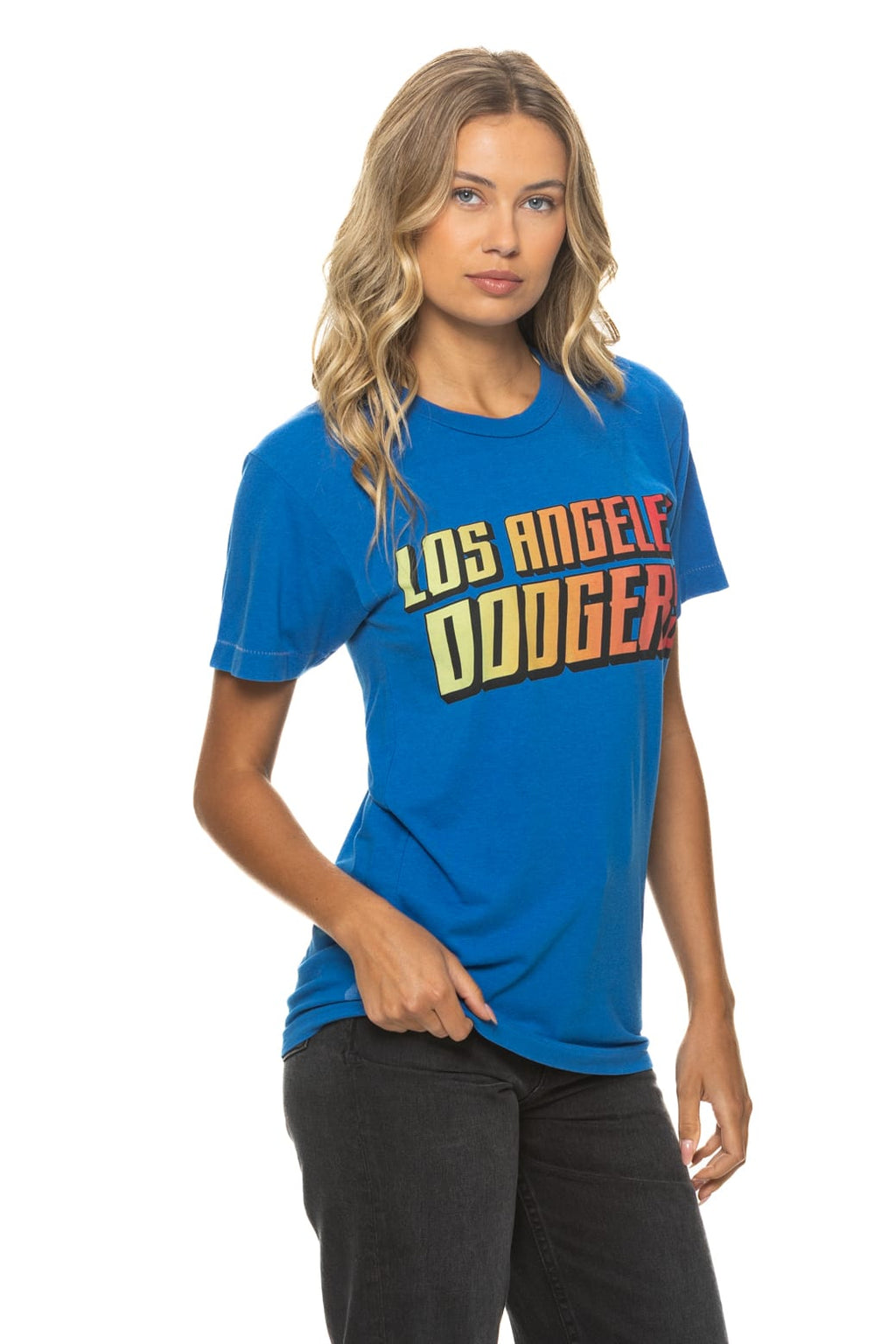 Classic LOS ANGELES DODGERS 2026 CREW TEE - OCEAN