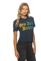 Classic NEW YORK YANKEES 2026 BOYFRIEND TEE - NAVY
