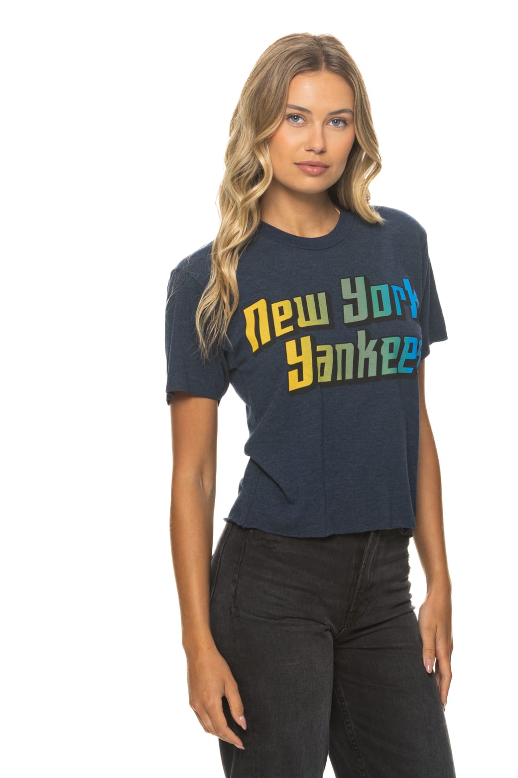 Classic NEW YORK YANKEES 2026 BOYFRIEND TEE - NAVY