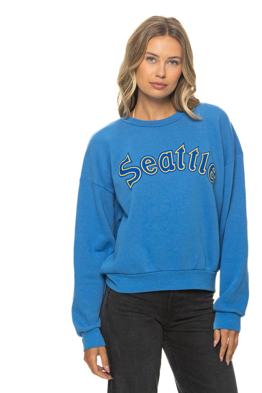 Classic SEATTLE MARINERS 2026 RELAXED CREW SWEATSHIRT - COBALT