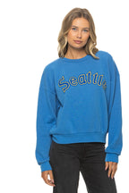 Classic SEATTLE MARINERS 2026 RELAXED CREW SWEATSHIRT - COBALT