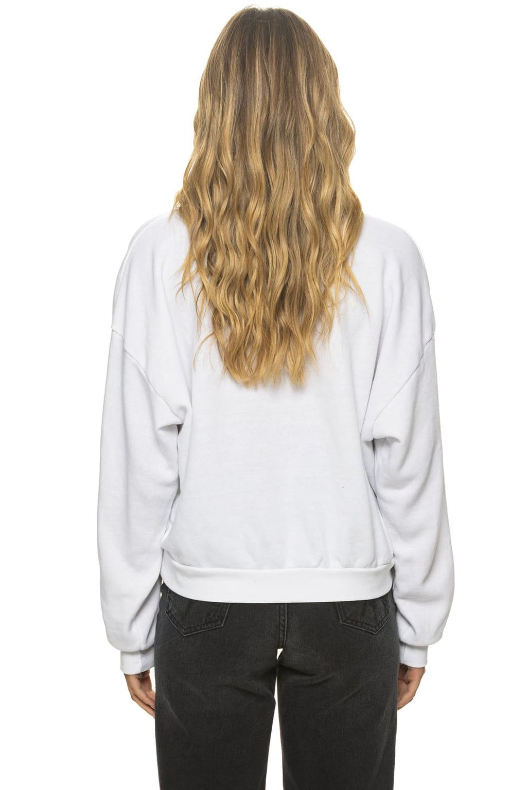 Classic LOS ANGELES DODGERS 2026 RELAXED CREW SWEATSHIRT - WHITE