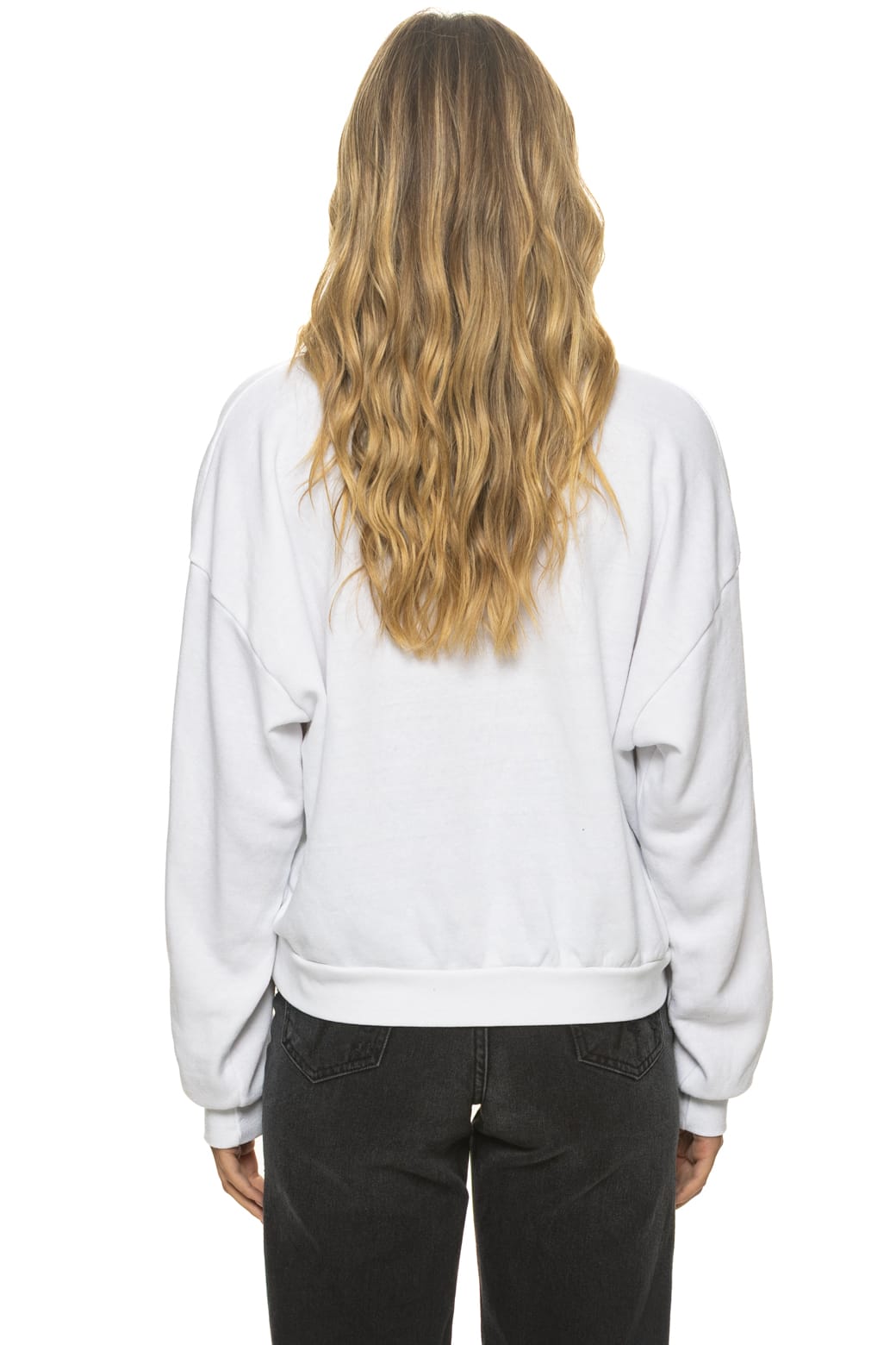 Classic LOS ANGELES DODGERS 2026 RELAXED CREW SWEATSHIRT - WHITE