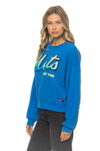 Classic NY METS 2026 RELAXED CREW SWEATSHIRT - OCEAN