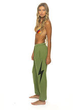 Classic BOLT PRINT UNISEX SWEATPANTS - JUNGLE GREEN