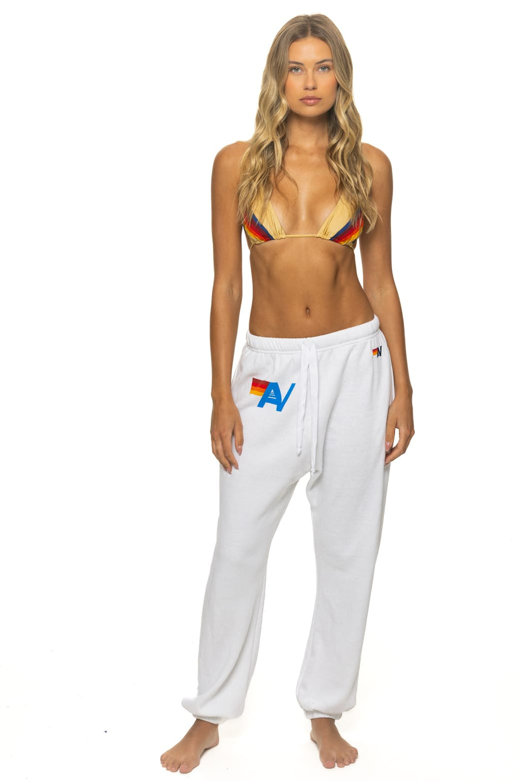 Classic LOGO SWEATPANTS - WHITE