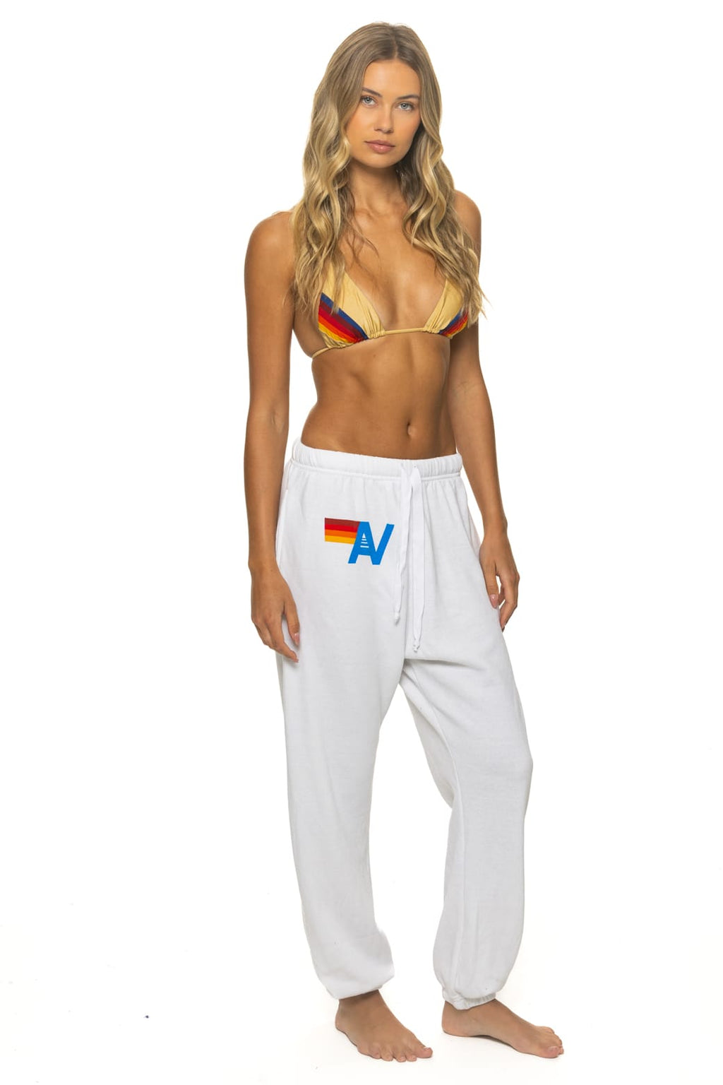 Classic LOGO SWEATPANTS - WHITE