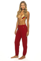 Classic LOGO SWEATPANTS - CRIMSON