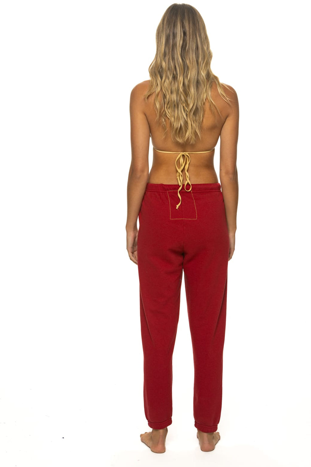 Classic LOGO SWEATPANTS - CRIMSON