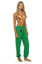 Classic LOGO PRINT SWEATPANTS SWEATPANTS - KELLY GREEN