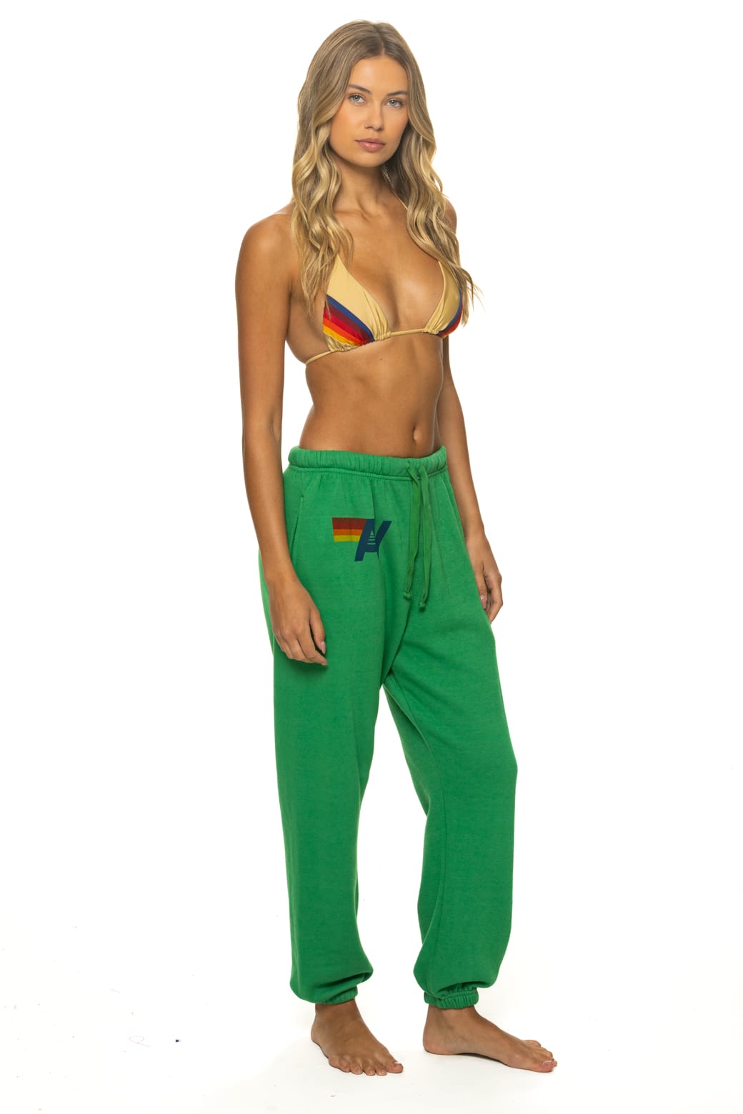 Classic LOGO PRINT SWEATPANTS SWEATPANTS - KELLY GREEN