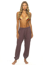 Classic BOLT PRINT SWEATPANTS - MOCHA