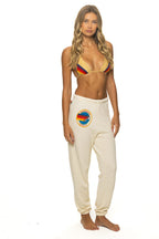 Classic AVIATOR NATION VENICE SWEATPANTS - VINTAGE WHITE