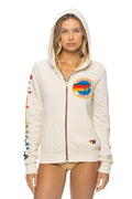 Classic AVIATOR NATION VENICE HOODIE - VINTAGE WHITE