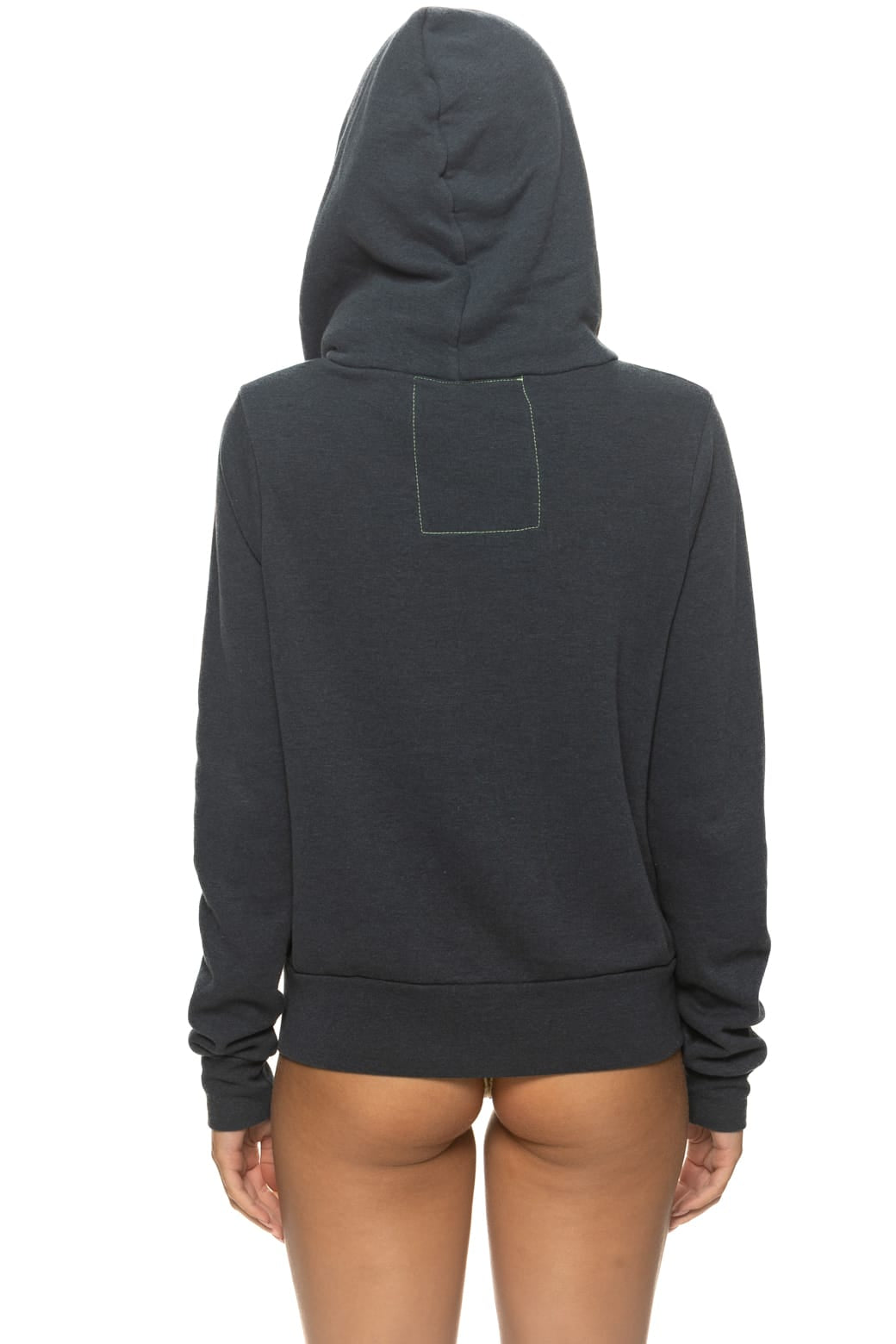 Classic 5 STRIPE HOODIE - CHARCOAL PINK PURPLE