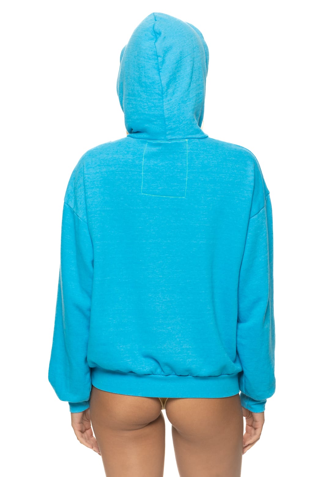 Classic WAVE STRIPE 4 PULLOVER HOODIE RELAXED - NEON BLUE NEON BLUE