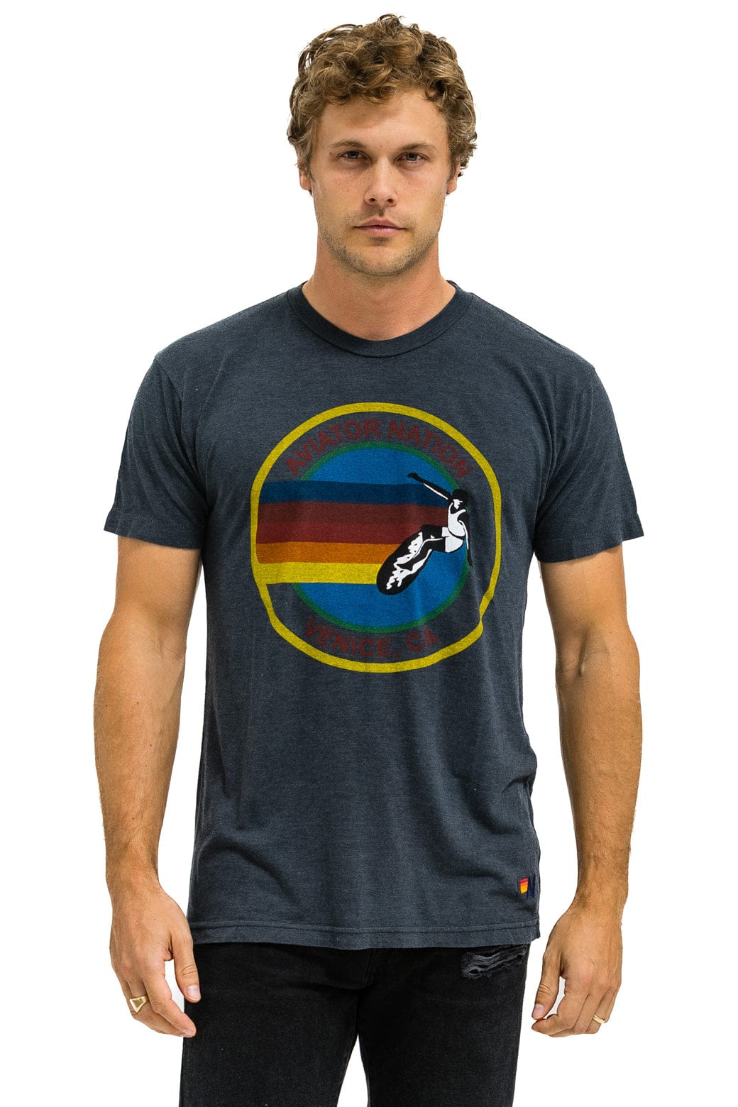 Classic SIGNATURE VENICE TEE - CHARCOAL
