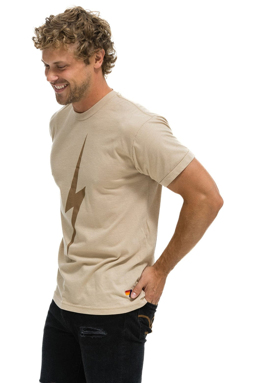 Classic BOLT TEE - SAND MOCHA