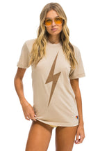Classic BOLT TEE - SAND MOCHA